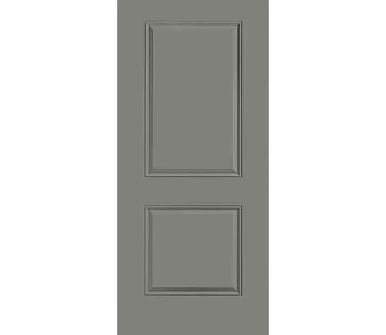 San Jose 2 Panel Square Steel Entry Door