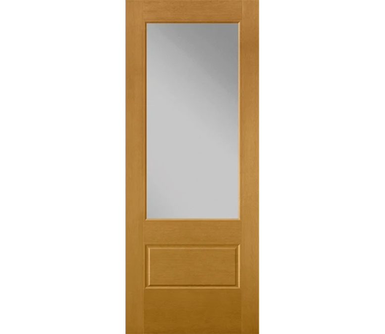 San Jose 3 Quaters Light Fiberglass Entry Door