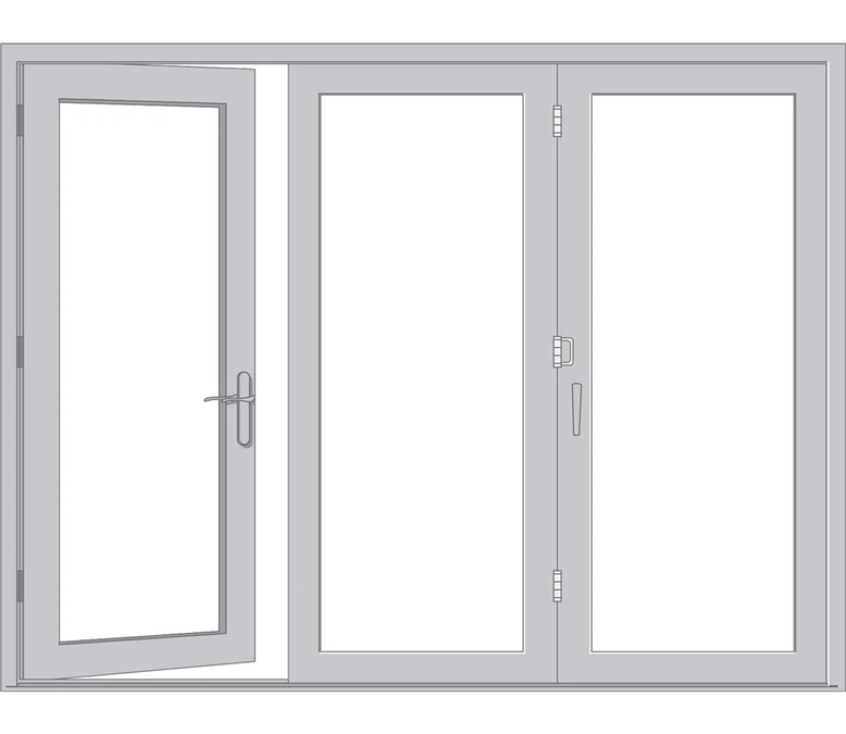 San Jose Pella Architect Reserve Series Contemporary Bifold Patio Door