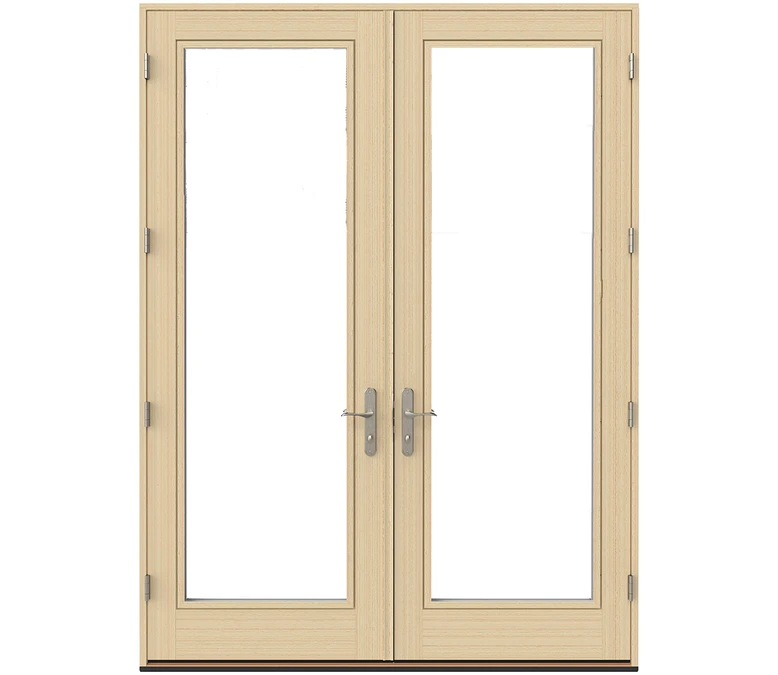 San Jose Pella Lifestyle Series Wood Double Hinged Patio Doors