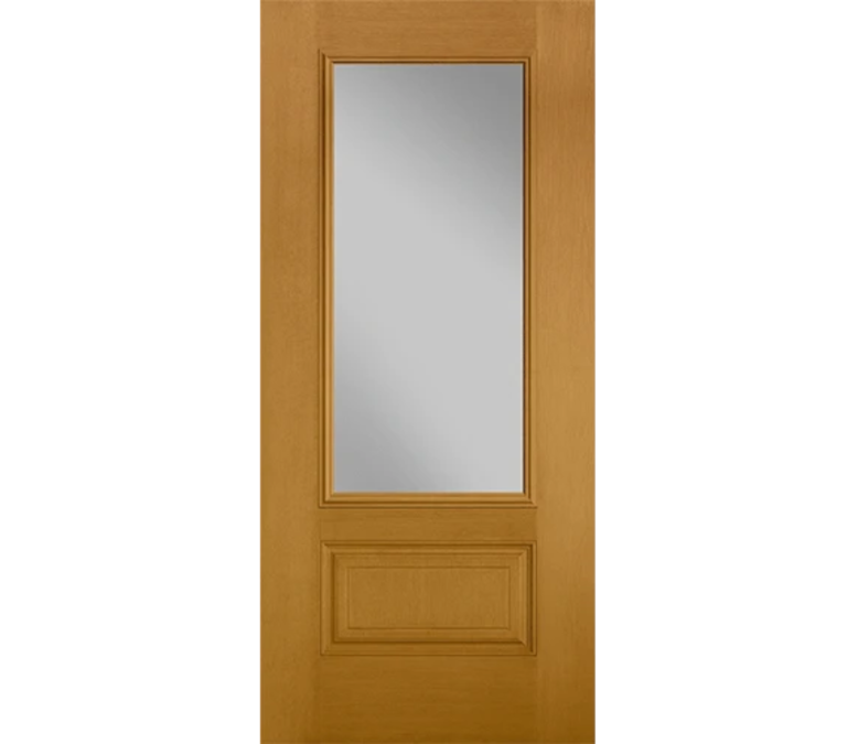 San Jose Three Quaters light Fiberglass Entry Door